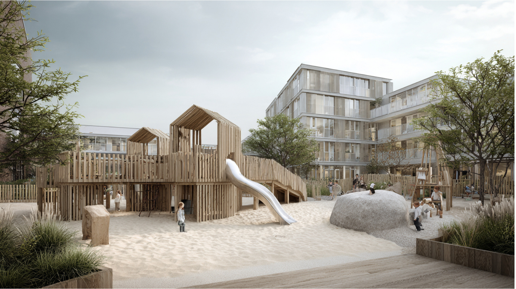 Kita Spielplatz in Hamburg